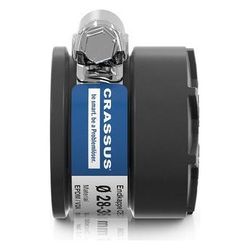 Crassus Endkappe CEC 036, 28-36mm, bis 0,6 bar, 40mm, EPDM/V2A, Schwarz... CRASSUS-CRA15756 4260182343296 (Abb. 1)