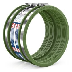 Crassus Schlauchadapter Typ 2B CSC 265 240-265mm, 2,5 bar, FKM/V2A, 150mm... CRASSUS-CRA16110FKM 4260431851657 (Abb. 1)