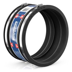 Crassus Schlauchadapter Typ 1 CDC 265, 250-265mm, 0,6 bar, EPDM/V2A, CRA16145... CRASSUS-CRA16145 4260182345139 (Abb. 1)