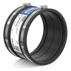 Crassus Schlauchadapter Typ 1 CDC 175, 160-175mm, 0,6 bar, 120mm, EPDM/V2A... CRASSUS-CRA16202 4260182342022 (Abb. 1)