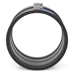 Crassus Schlauchadapter Typ 1 CDC 175, 160-175mm, 0,6 bar, 120mm, EPDM/V2A... CRASSUS-CRA16202 4260182342022 (Abb. 1)