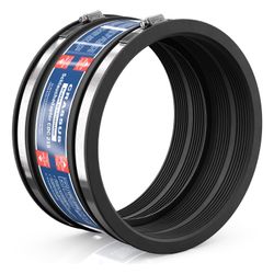 Crassus Schlauchadapter Typ 1 CDC 215, 200-215mm, 0,6 bar, EPDM/V2A, 150mm... CRASSUS-CRA16204 4260182342046 (Abb. 1)