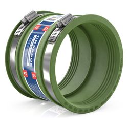 Crassus Schlauchadapter Typ 1 CDC 215, 190-215mm, 0,6 bar, FKM/V2A, Gummi... CRASSUS-CRA16204FKM 4260431851411 (Abb. 1)