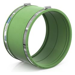 Crassus Schlauchadapter Typ 1 CDC 215, 190-215mm, 0,6 bar, FKM/V2A, Gummi... CRASSUS-CRA16204FKM 4260431851411 (Abb. 1)