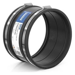 Crassus Schlauchadapter Typ 1 CDC 215, 200-215mm, 0,6 bar, EPDM/V2A, 150mm... CRASSUS-CRA16204 4260182342046 (Abb. 1)