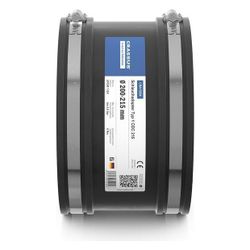 Crassus Schlauchadapter Typ 1 CDC 215, 200-215mm, 0,6 bar, EPDM/V2A, 150mm... CRASSUS-CRA16204 4260182342046 (Abb. 1)