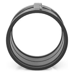 Crassus Schlauchadapter Typ 2B CSC 200, 175-200mm, 2,5 bar, EPDM/V2A, CRA16217... CRASSUS-CRA16217 4260182342176 (Abb. 1)