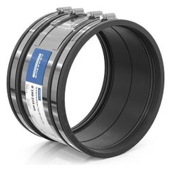 Crassus Schlauchadapter Typ 2B CSC 215, 190-215mm, 2,5 bar, EPDM/V2A, CRA16218... CRASSUS-CRA16218 4260182342183 (Abb. 1)