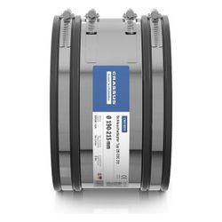 Crassus Schlauchadapter Typ 2B CSC 215, 190-215mm, 2,5 bar, EPDM/V2A, CRA16218... CRASSUS-CRA16218 4260182342183 (Abb. 1)
