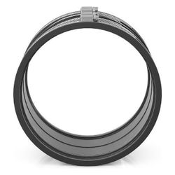 Crassus Schlauchadapter Typ 2B CSC 225, 200-225mm, 2,5 bar, EPDM/V2A, CRA16219... CRASSUS-CRA16219 4260182342190 (Abb. 1)