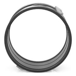 Crassus Schlauchadapter Typ 2B CSC 290, 265-290mm, 2,5 bar, EPDM/V2A, CRA16222... CRASSUS-CRA16222 4260182342220 (Abb. 1)