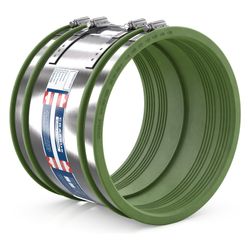 Crassus Schlauchadapter Typ 2B CSC 335 305-335mm, 2,5 bar, FKM/V2A, 150mm... CRASSUS-CRA16225FKM 4260431851893 (Abb. 1)