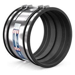 Crassus Schlauchadapter 2B CSC 470, 440-470mm, 2,5 bar, EPDM/V2A, Gummi... CRASSUS-CRA16646 4260182341094 (Abb. 1)