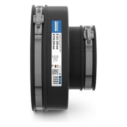 Crassus Adapterkupplung CAC 2353, 210-235mm auf 121-136mm, bis 0,6 bar, 150mm, EPDM/V... CRASSUS-CRA17185 4260182342879 (Abb. 1)