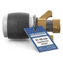 Crassus Schnellverschlussstopfen CSV 50, 37-48mm, bis 0,5 bar, 100mm, EPDM/Aluminium... CRASSUS-CRA18619 4260431854269 (Abb. 1)