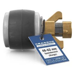 Crassus Schnellverschlussstopfen CSV 60, 48-62mm, bis 0,5 bar, 100mm, EPDM/Aluminium... CRASSUS-CRA18620 4260431854276 (Abb. 1)