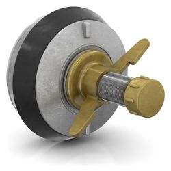 Crassus Schnellverschlussstopfen CSV 70, 62-70mm, bis 0,5 bar, 100mm, EPDM/Aluminium... CRASSUS-CRA18621 4260431854283 (Abb. 1)