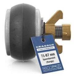 Crassus Schnellverschlussstopfen CSV 80, 71-87mm, bis 0,5 bar, 100mm, EPDM/Aluminium... CRASSUS-CRA18622 4260431854290 (Abb. 1)