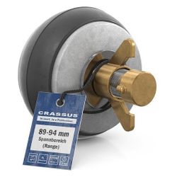 Crassus Schnellverschlussstopfen CSV 90, 89-94mm, bis 0,5 bar, 100mm, EPDM/Aluminium... CRASSUS-CRA18623 4260431854306 (Abb. 1)