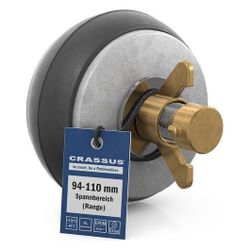 Crassus Schnellverschlussstopfen CSV 100, 94-110mm, bis 0,5 bar, 100mm, EPDM/Aluminiu... CRASSUS-CRA18624 4260182343166 (Abb. 1)