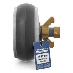 Crassus Schnellverschlussstopfen CSV 114, 108-120mm, bis 0,5 bar, 100mm, EPDM/Alumini... CRASSUS-CRA18625 4260182343173 (Abb. 1)