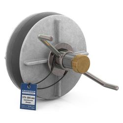 Crassus Schnellverschlussstopfen CSV 180, 178-185mm, bis 0,5 bar, 150mm, EPDM/Alumini... CRASSUS-CRA18628 4260182343203 (Abb. 1)
