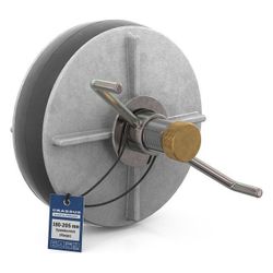 Crassus Schnellverschlussstopfen CSV 200, 180-205mm, bis 0,5 bar, 150mm, EPDM/Alumini... CRASSUS-CRA18629 4260182343210 (Abb. 1)
