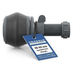 Crassus Schnellverschlussstopfen CSV 60 PVC, 48-65mm, bis 0,5 bar, 100mm, EPDM/PVC... CRASSUS-CRA18637 4260431851213 (Abb. 1)
