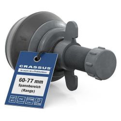 Crassus Schnellverschlussstopfen CSV 70 PVC, 60-77mm, bis 0,5 bar, 100mm, EPDM/PVC... CRASSUS-CRA18638 4260431851220 (Abb. 1)