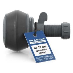 Crassus Schnellverschlussstopfen CSV 70 PVC, 60-77mm, bis 0,5 bar, 100mm, EPDM/PVC... CRASSUS-CRA18638 4260431851220 (Abb. 1)