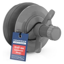 Crassus Schnellverschlussstopfen CSV 80 PVC, 70-87mm, bis 0,5 bar, 100mm, EPDM/PVC... CRASSUS-CRA18639 4260431851237 (Abb. 1)