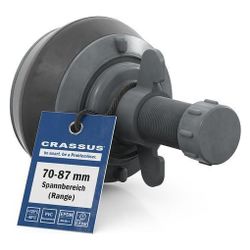 Crassus Schnellverschlussstopfen CSV 80 PVC, 70-87mm, bis 0,5 bar, 100mm, EPDM/PVC... CRASSUS-CRA18639 4260431851237 (Abb. 1)