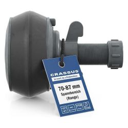 Crassus Schnellverschlussstopfen CSV 80 PVC, 70-87mm, bis 0,5 bar, 100mm, EPDM/PVC... CRASSUS-CRA18639 4260431851237 (Abb. 1)