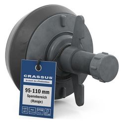 Crassus Schnellverschlussstopfen CSV 100 PVC, 95-110mm, bis 0,5 bar, 100mm, EPDM/PVC... CRASSUS-CRA18641 4260182345672 (Abb. 1)
