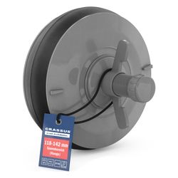 Crassus Schnellverschlussstopfen CSV 125 PVC, 118-142mm, bis 0,5 bar, 100mm, EPDM/PVC... CRASSUS-CRA18643 4260182345696 (Abb. 1)