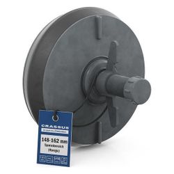 Crassus Schnellverschlussstopfen CSV 150 PVC, 148-162mm, bis 0,5 bar, 100mm, EPDM/PVC... CRASSUS-CRA18644 4260431851244 (Abb. 1)