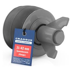 Crassus Schnellverschlussstopfen CSV 40 PVC, 31-42mm, bis 0,5 bar, 70mm, EPDM/PVC... CRASSUS-CRA18646 4260431851268 (Abb. 1)