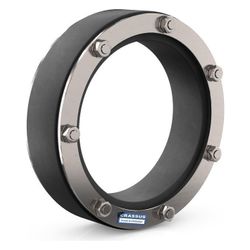 Crassus Pressringdichtung DD, DN 100, AD 40-43mm, 3 bar, Dichtung 40mm, EPDM/V4A... CRASSUS-CRA21045V4A 4260391373787 (Abb. 1)