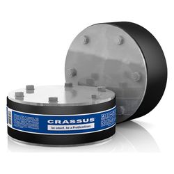 Crassus Pressdichtung DD Blindstopfen, DN 500, 3 bar, Dichtung 40mm, EPDM/V4A... CRASSUS-CRA21094V4A 4260391374456 (Abb. 1)