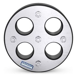 Crassus Pressringdichtung Typ M, DN 100, 4x0-25mm, 2,5 bar, Dichtung 30mm, EPDM/V2... CRASSUS-CRA21095V2A 4260391379642 (Abb. 1)