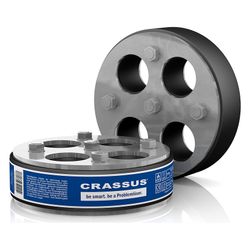 Crassus Pressringdichtung Typ M, DN 100, 4x0-25mm, 2,5 bar, Dichtung 30mm, EPDM/V4... CRASSUS-CRA21095V4A 4260391374524 (Abb. 1)