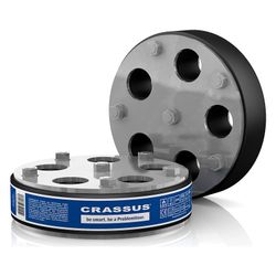 Crassus Pressringdichtung Typ M, DN 150, 5x0-32mm, 2,5 bar, Dichtung 30mm, EPDM/V4... CRASSUS-CRA21097V4A 4260391374548 (Abb. 1)
