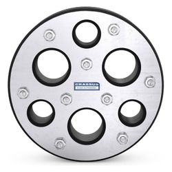 Crassus Pressringdichtung Typ M, DN 200, 3x0-32mm 3x0-50mm, 2,5 bar, Dichtung 30mm... CRASSUS-CRA21100V2A 4260391379598 (Abb. 1)