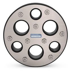 Crassus Pressringdichtung Typ M, DN 200, 3x0-32mm 3x0-50mm, 2,5 bar, Dichtung 30mm... CRASSUS-CRA21100V4A 4260391374579 (Abb. 1)