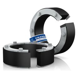 Crassus Pressringdichtung SD60-T, DN 350, AD 0-325mm, 5 bar, 60mm, EPDM/V2A... CRASSUS-CRA21159V2A 4260391375521 (Abb. 1)