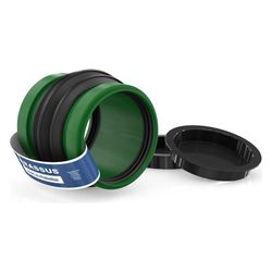Crassus Wanddurchführung KG2000 Überschiebemuffe rund, DN 160, bis 2,5 bar, 3-Steg... CRASSUS-CRA22196KG2 4260391370113 (Abb. 1)