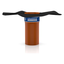 Crassus Flanschrohr KG, DN 160, bis 1,5 bar, 500mm, PVC, CRA22221... CRASSUS-CRA22221 4260182347683 (Abb. 1)