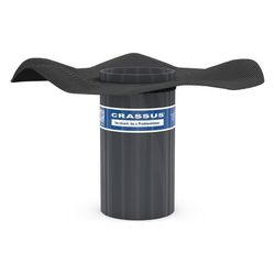 Crassus Futterrohr FE mit Flansch, DN 100, 500mm, 1,5 bar, PVC, CRA22408... CRASSUS-CRA22408 4260182347829 (Abb. 1)