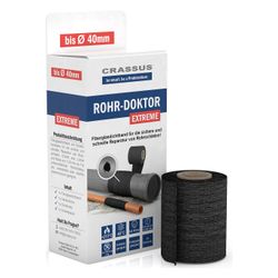 Crassus Rohrreparatur-Set Rohr-Doktor Extreme CPW 040, 50mm, 1,25m, 1mm, Schwarz... CRASSUS-CRA70105 4260182345870 (Abb. 1)