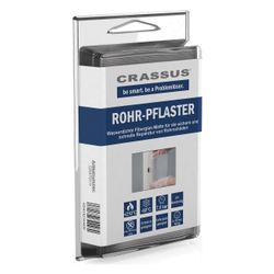 Crassus Rohr-Pflaster CRP 10/15, 100mm, 1mm, Weiß, CRA70111... CRASSUS-CRA70111 4260182344460 (Abb. 1)